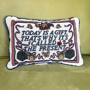 Sayings toss pillow holiday decor